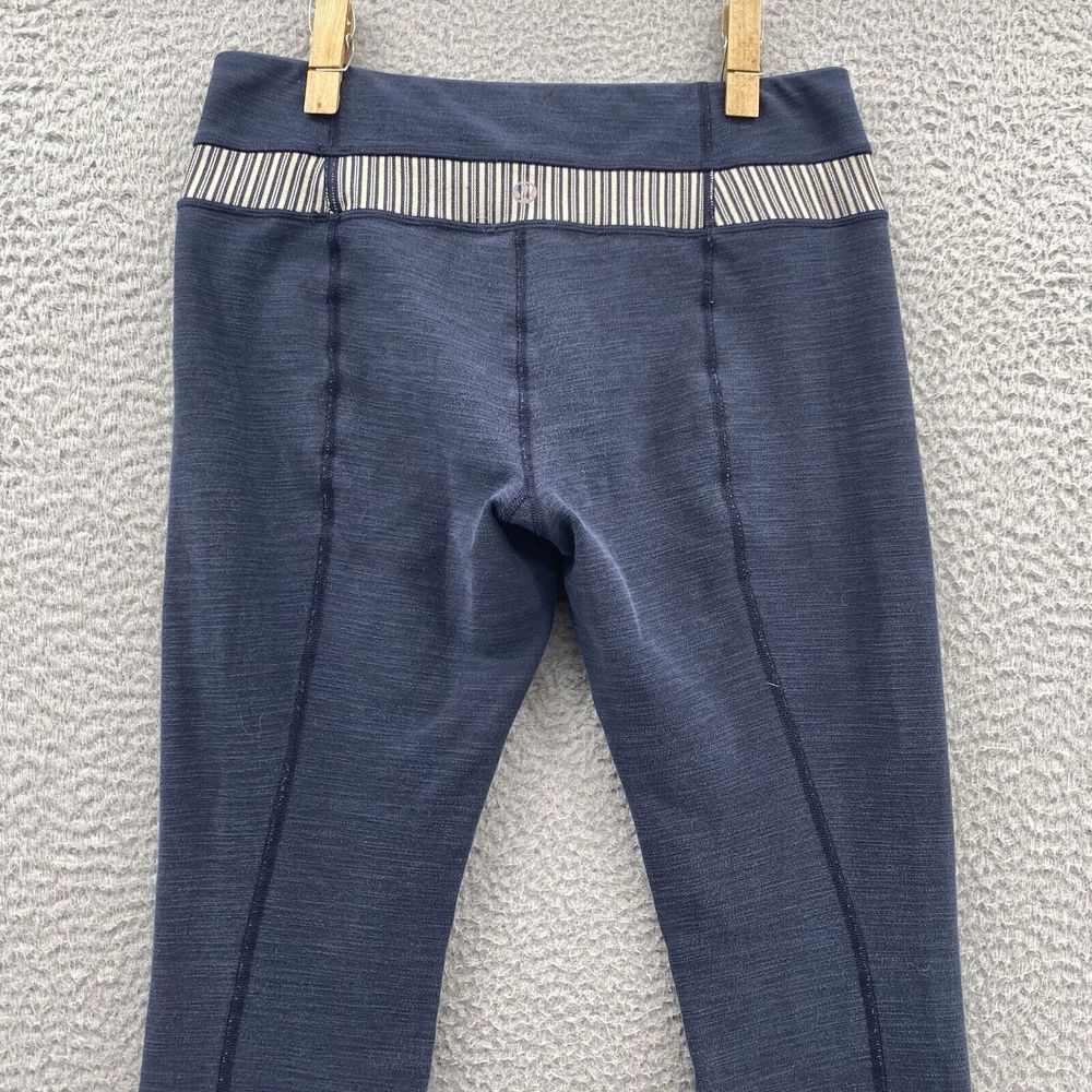 Lululemon Pants Run Fast Free Size 6 Black Leggings Training Yoga Outdoors Women - Picture 9 of 11